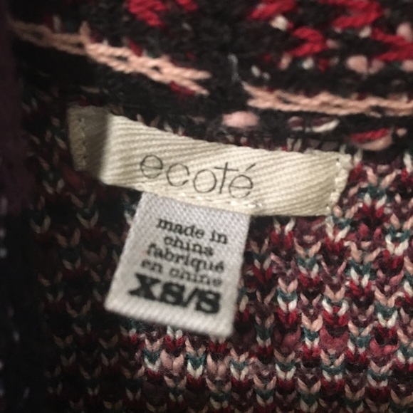 Ecoté Patterned Cardigan - Picture 3 of 3